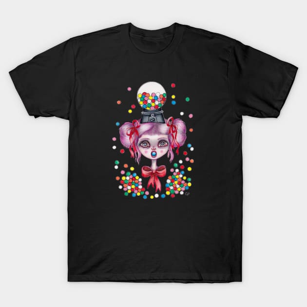 Gumball Girl T-Shirt by Enchanted Fields